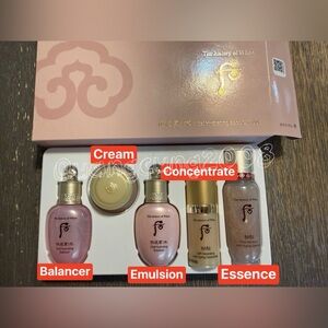 The history of Whoo Gongjinhyang Soo Vital hydrating 5pcs Gift Set K-Beauty